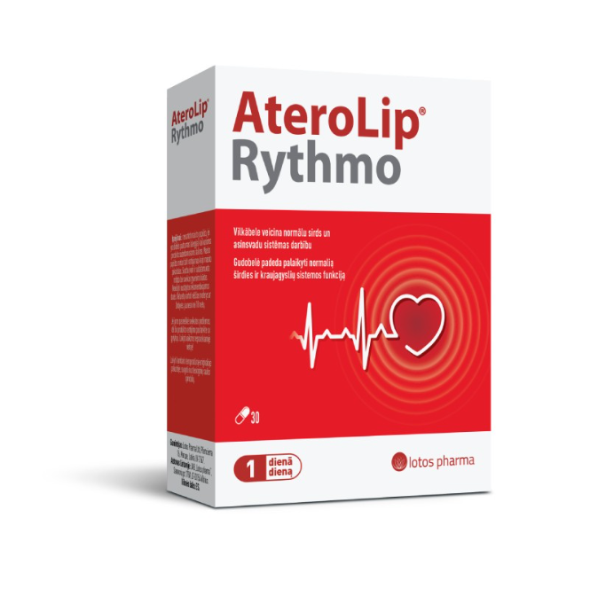 AteroLip Rythmo, 30 capsules - Boost cardiovascular health ...