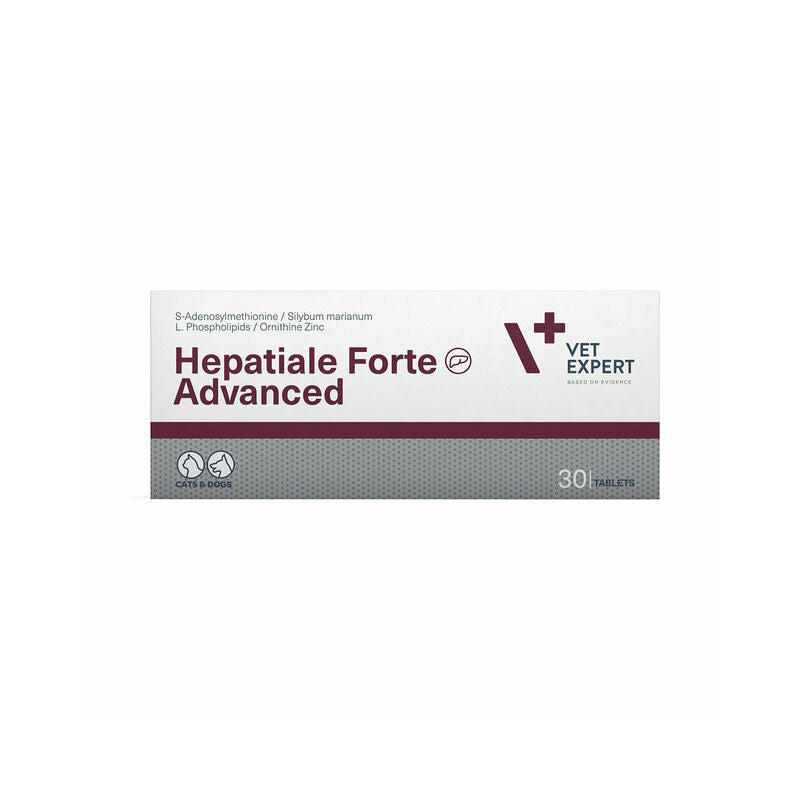 VetExpert Hepatiale Forte Advanced for Liver Health in Dogs and Cats, 30 tablets